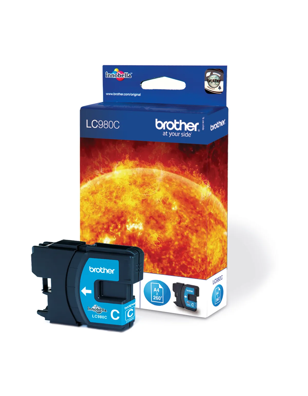 Brother LC-980C / LC-980CBP / LC-980CBPDR Tinte cyan