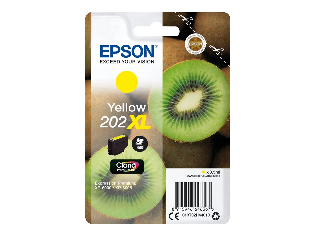 Epson 202XL / T02H4 / C13T02H44010 / C13T02H44020 Tinte gelb