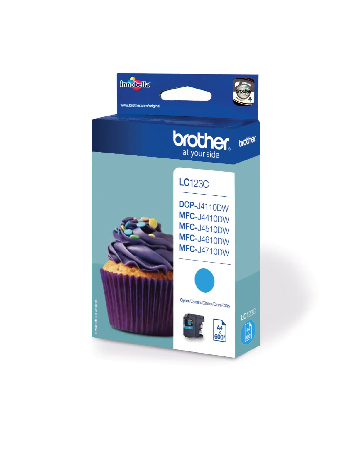 Brother LC-123C / LC-123CBP / LC-123CBPDR Tinte cyan