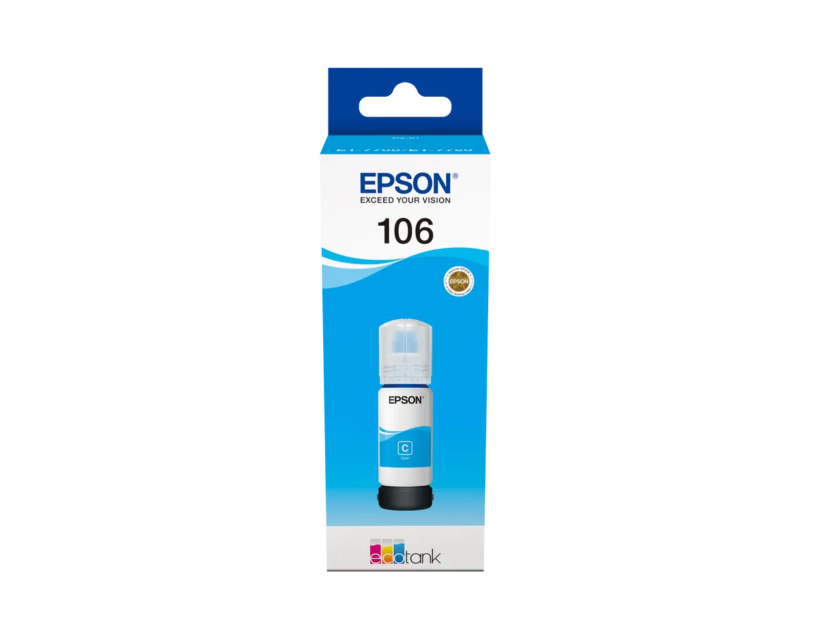 Epson 106 / T00R2 / C13T00R240 Tintenflasche cyan