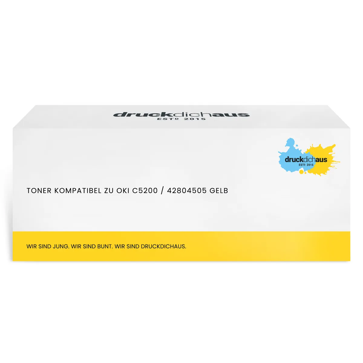 Toner kompatibel zu OKI C5200 / 42804505 gelb