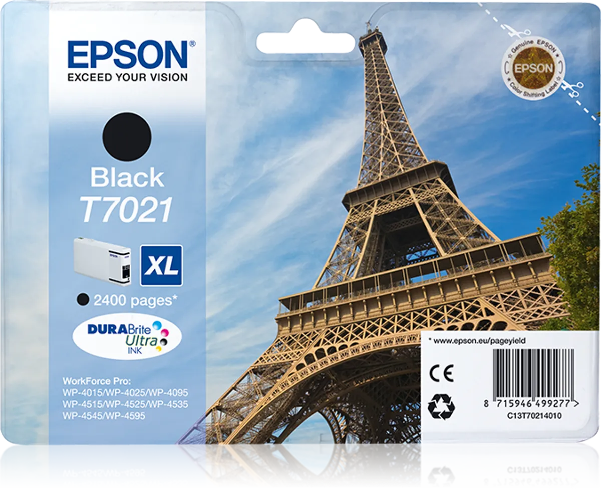Epson T7021 / C13T70214010 Tinte schwarz