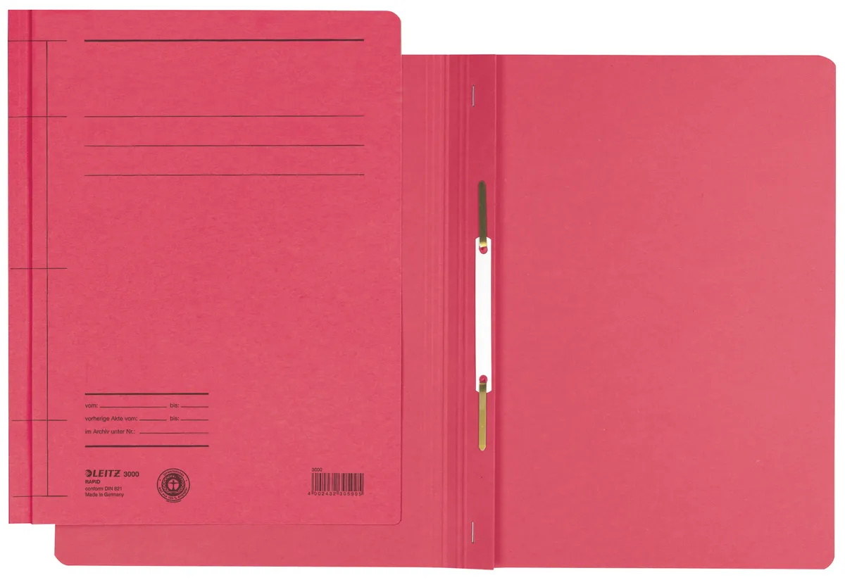 Leitz 30000025 Schnellhefter  rot (25 Stück) (Karton, DIN A4)
