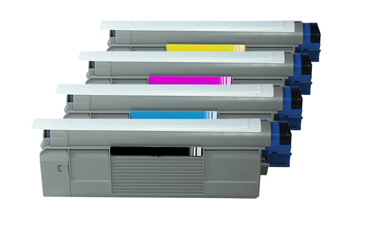 Toner Sparset kompatibel zu OKI C5650 / 43865708 - 43872305 schwarz, cyan, magenta, gelb  (4 Stück)