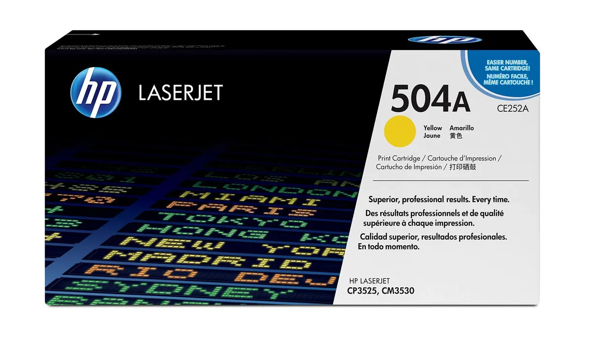 HP 504A / CE252A Toner gelb