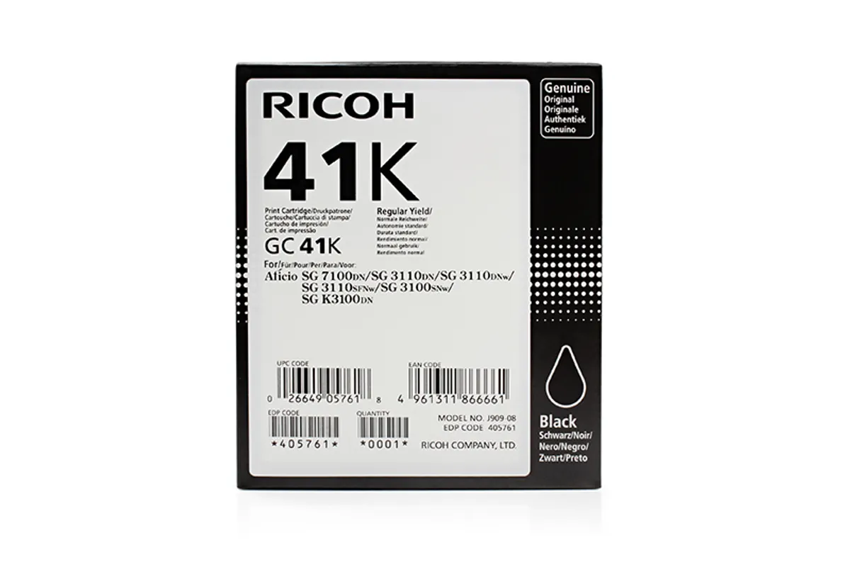 Ricoh GC-41 K / 405761 Tinte schwarz