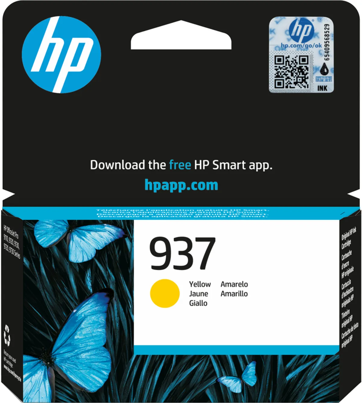 HP 937 / 4S6W4NE Tinte gelb