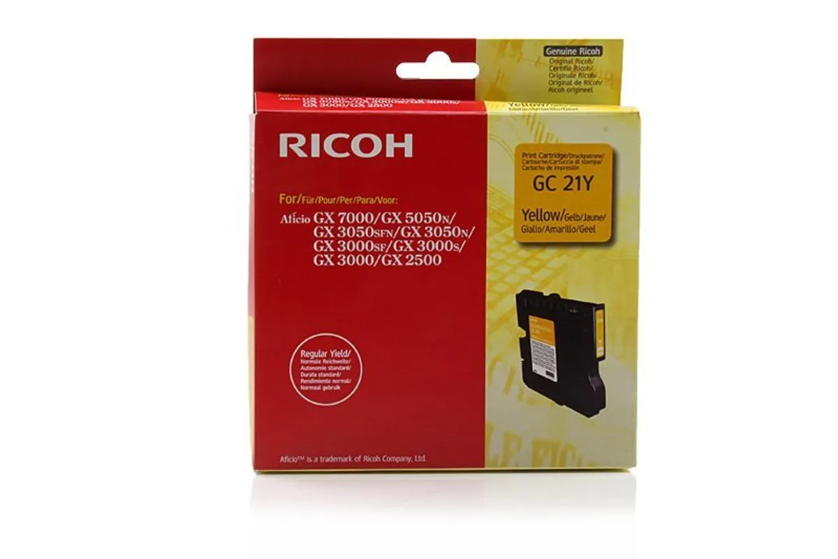 Ricoh GC-21 Y / 405535 / 405435 / K202/03 Tinte gelb