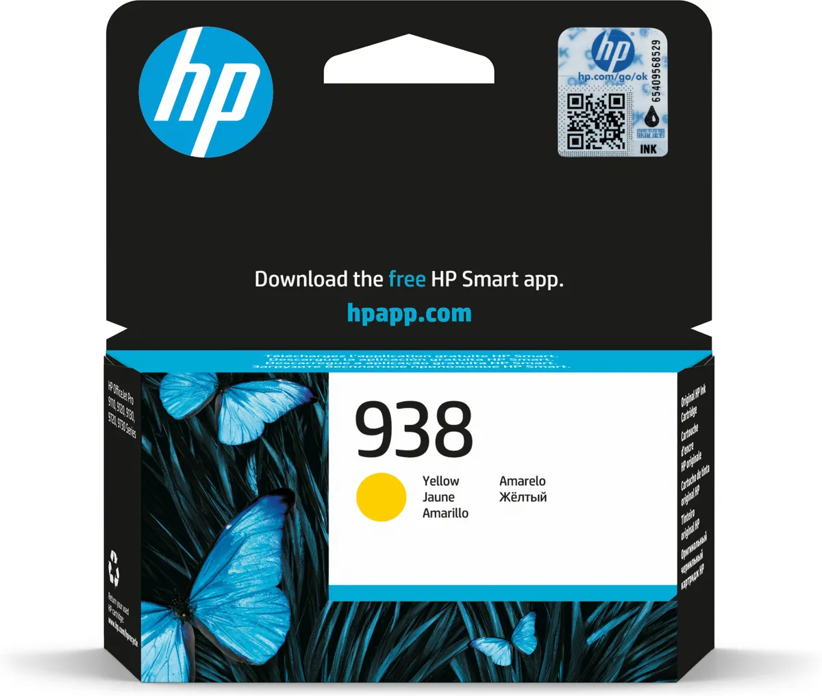 HP 938 / 4S6X7PE Tinte gelb