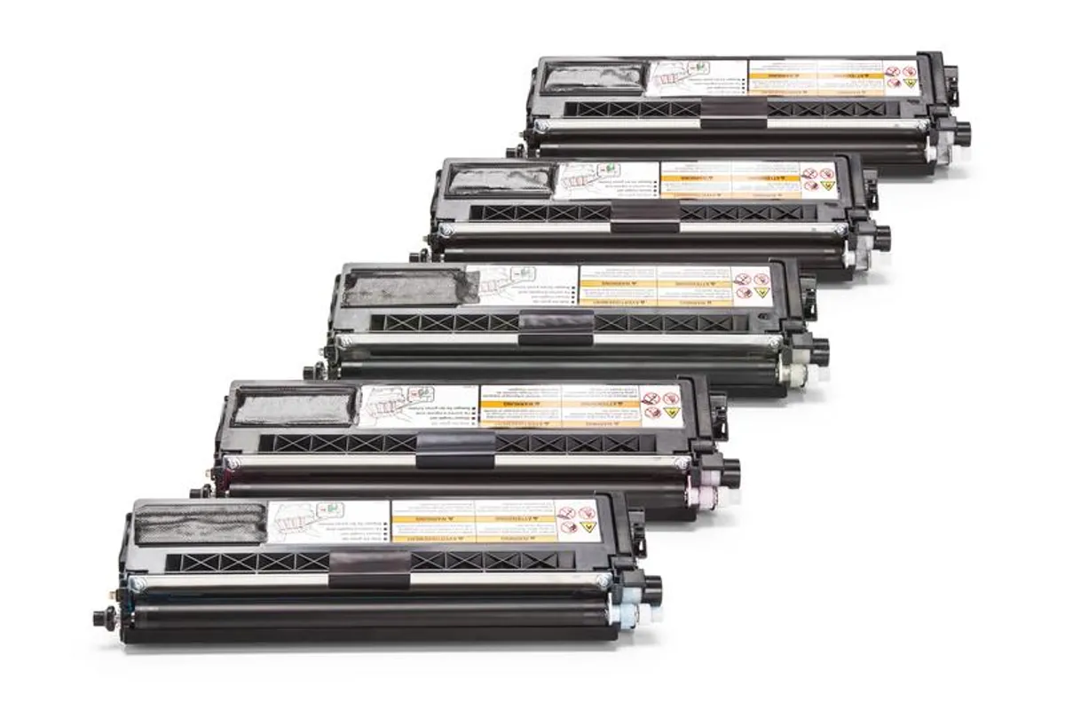 Toner Sparset kompatibel zu Brother TN-320 / TN-325 schwarz, cyan, magenta, gelb  (5 Stück)