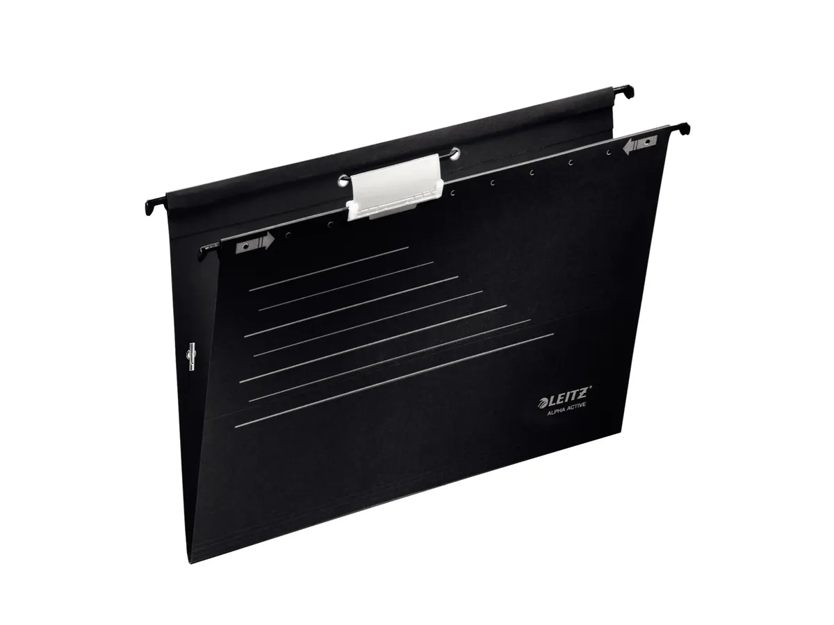 Leitz Alpha Active / 19253095 Hängemappe  schwarz (5 Stück)