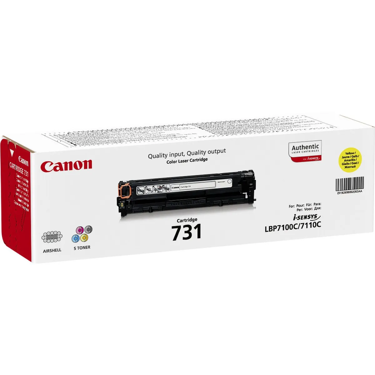 Canon 731 / 6269B002 Toner gelb