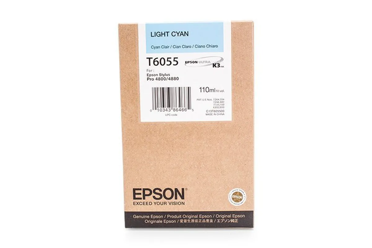 Epson T6055 / C13T605500 Tinte photo cyan