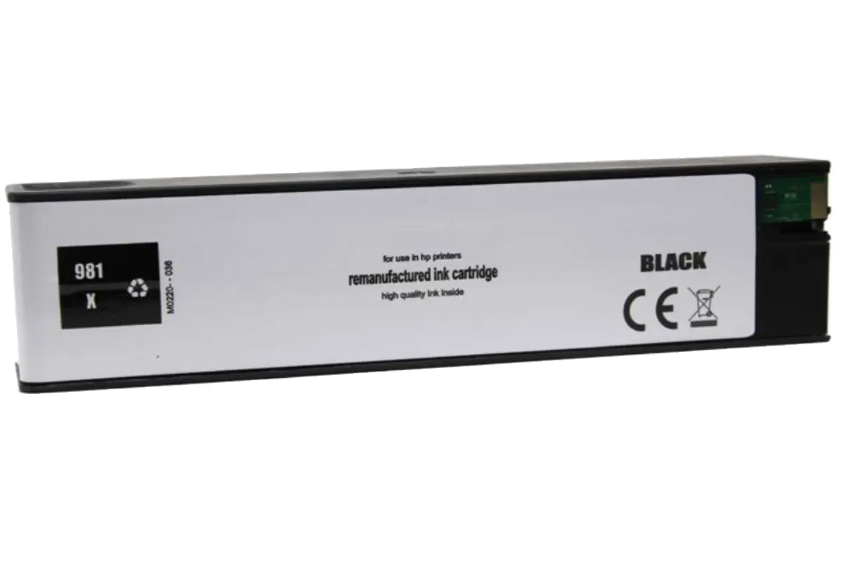 XL Tinte kompatibel zu HP 981X / L0R12A schwarz