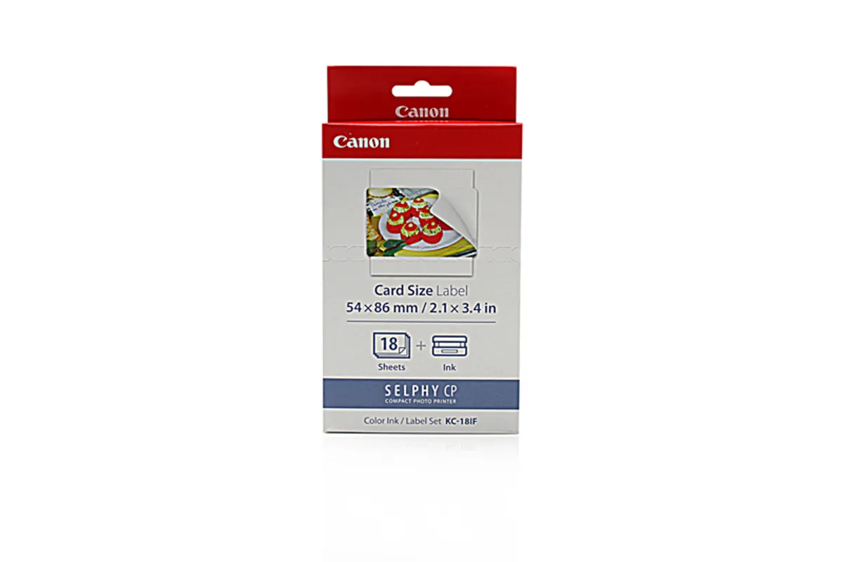 Canon KC-18 IF / 7741A001 / 18 Blatt Farbpatrone & Fotopapier color