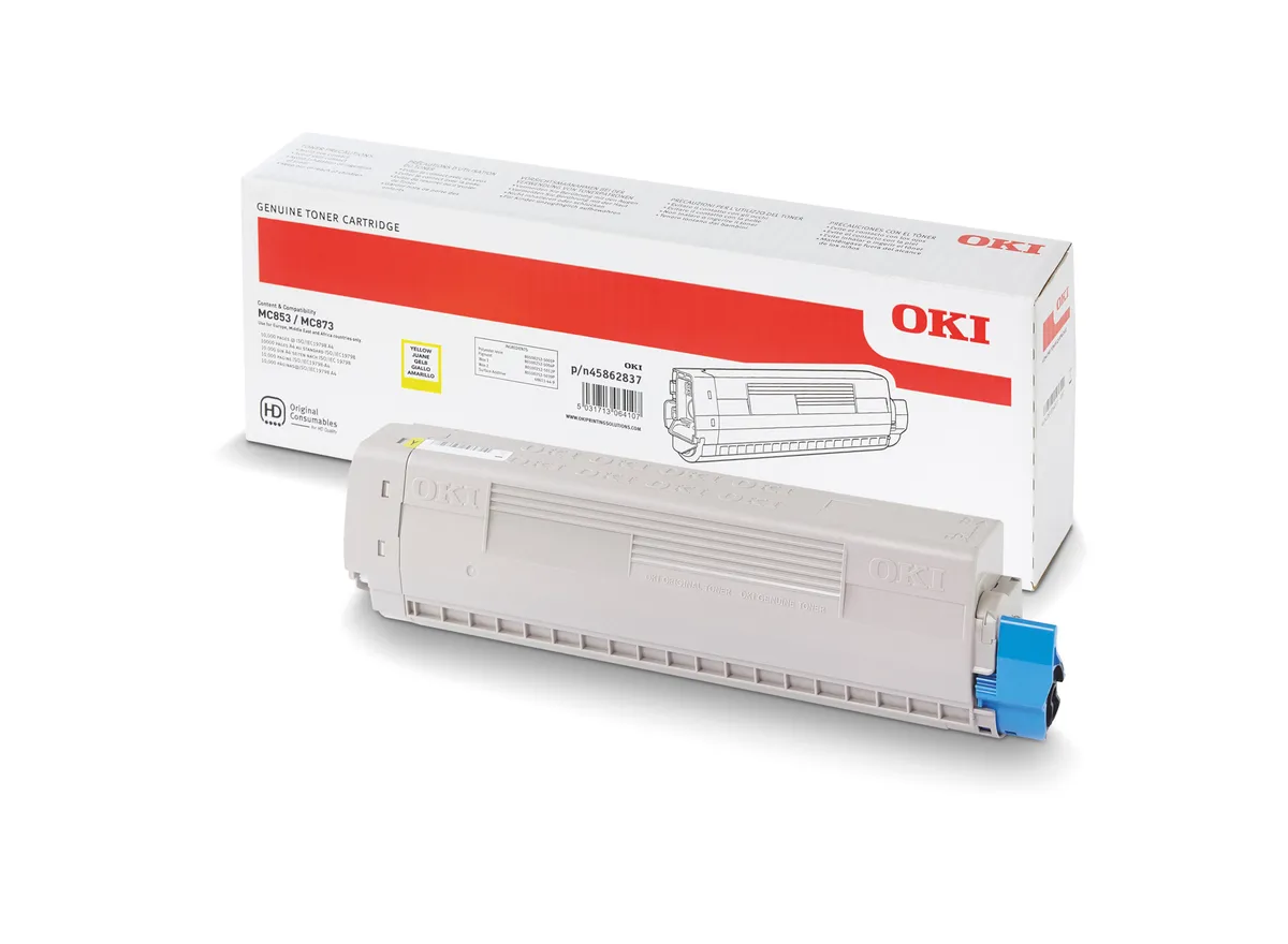 OKI 45862837 Toner gelb