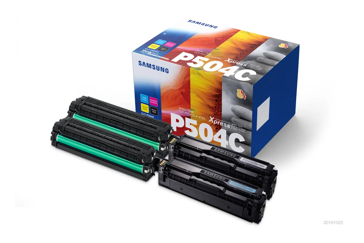 Samsung CLT-P504C / SU400A Toner Sparset schwarz, cyan, magenta, gelb (4 Stück)