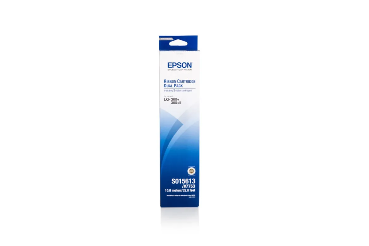 Epson C13S015613 / S015613 Farbband /Farbrolle Doppelpack schwarz (2 Stück)