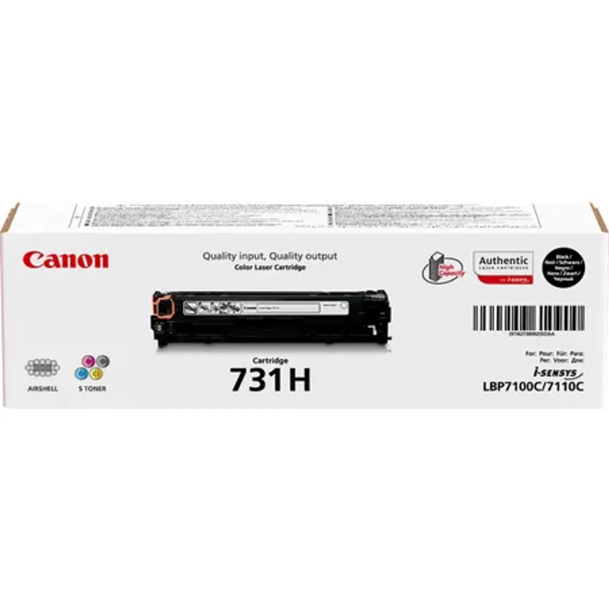 Canon 731H / 6273B002 Toner schwarz