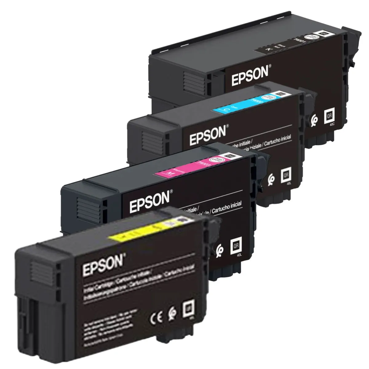 Epson T40D1 / T40C2 / T40C3 / T40C4 Tinten Sparset schwarz, cyan, magenta, gelb (4 Stück)