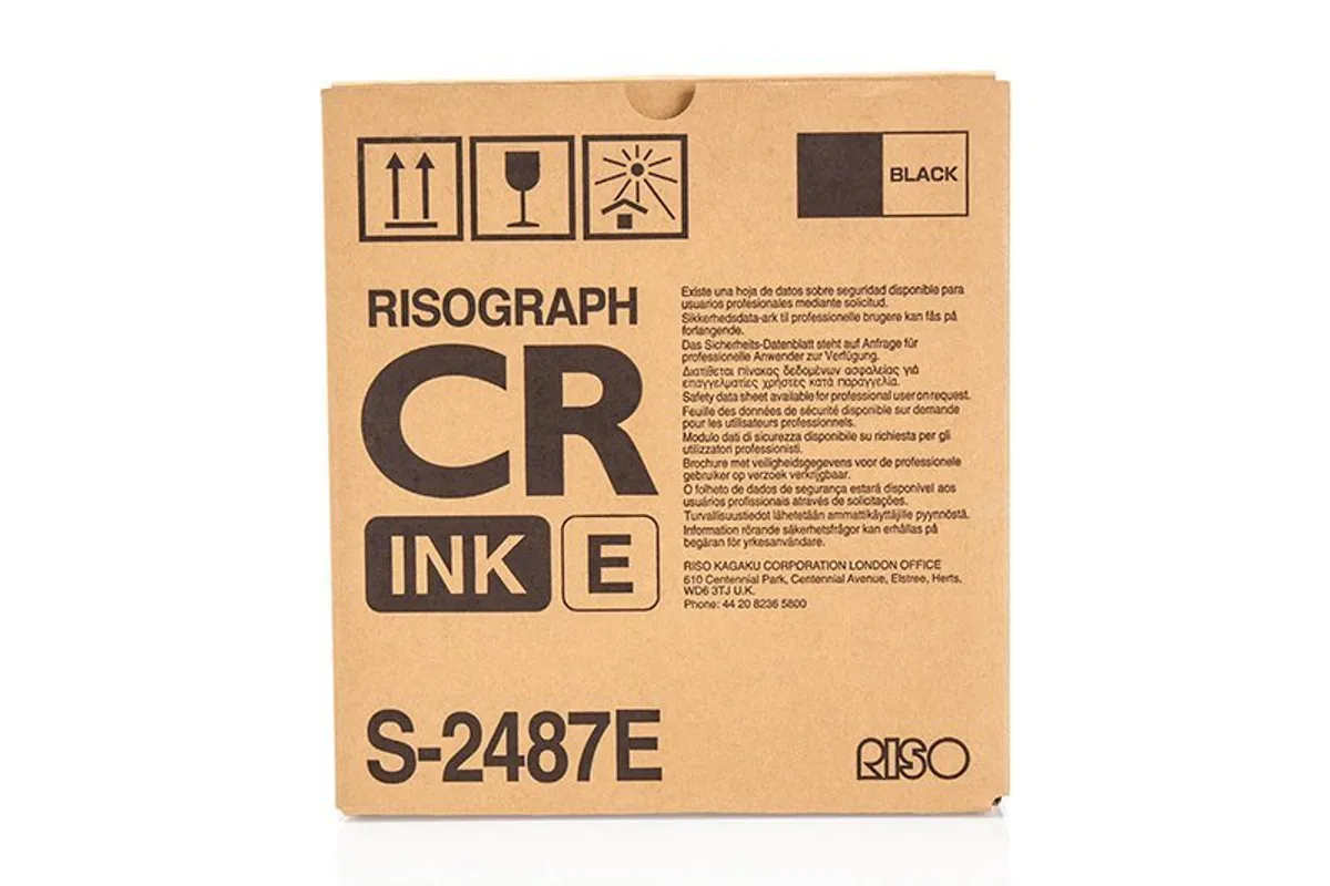 Riso S-2487E / S-2487 Tinten Doppelpack schwarz (2 Stück)