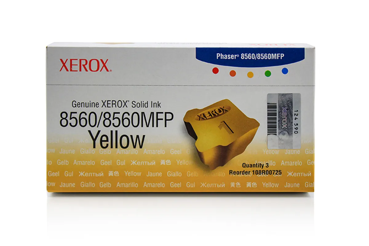 Xerox 108R00725 Festtinte Sparset gelb (3 Stück)