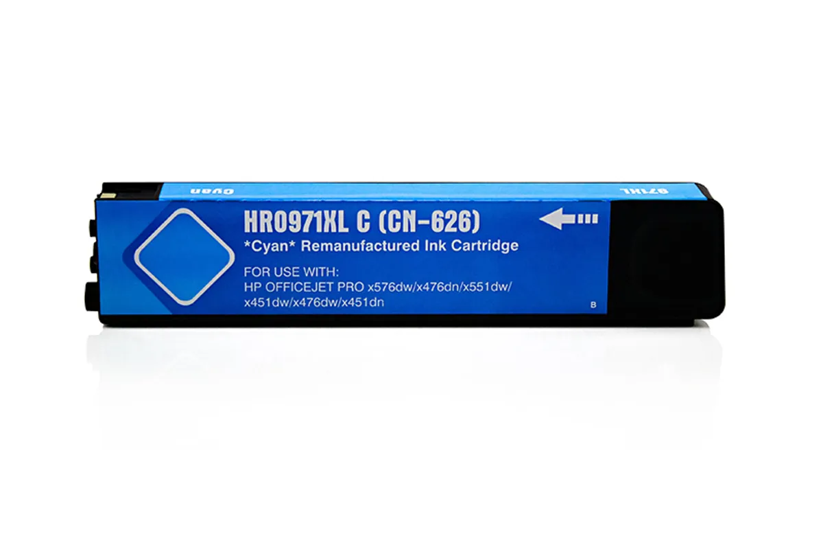 XL Tinte kompatibel zu HP 971XL / CN626AE cyan