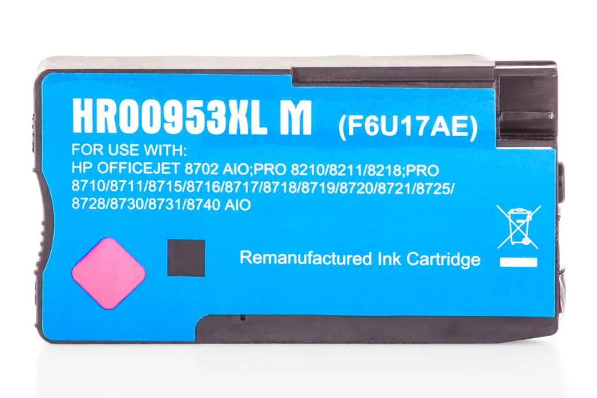 XL Tinte kompatibel zu HP 953XL / F6U17AE magenta