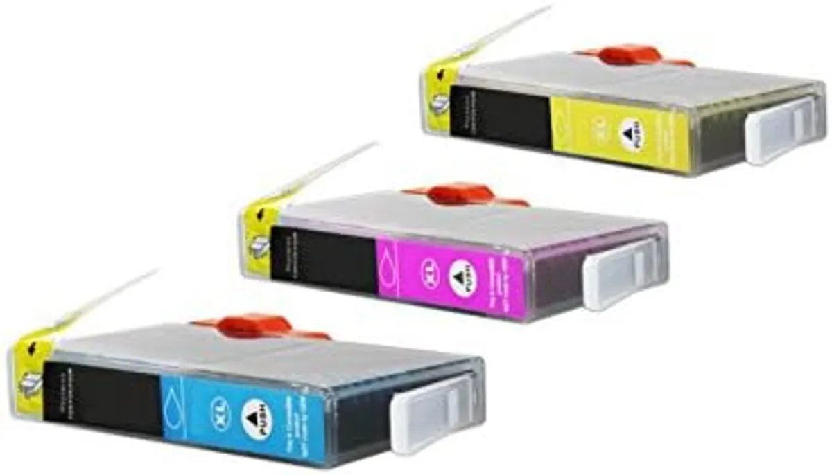 XL Tinten Sparset kompatibel zu HP 364XL / CH082EE cyan, magenta, gelb  (3 Stück)