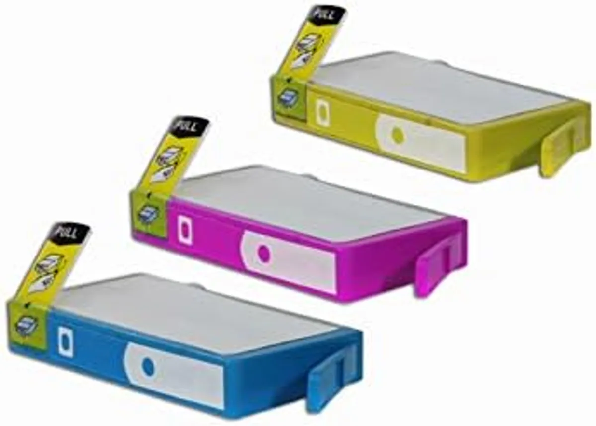 XL Tinten Sparset kompatibel zu HP 920XL / SD532AE cyan, magenta, gelb  (3 Stück)