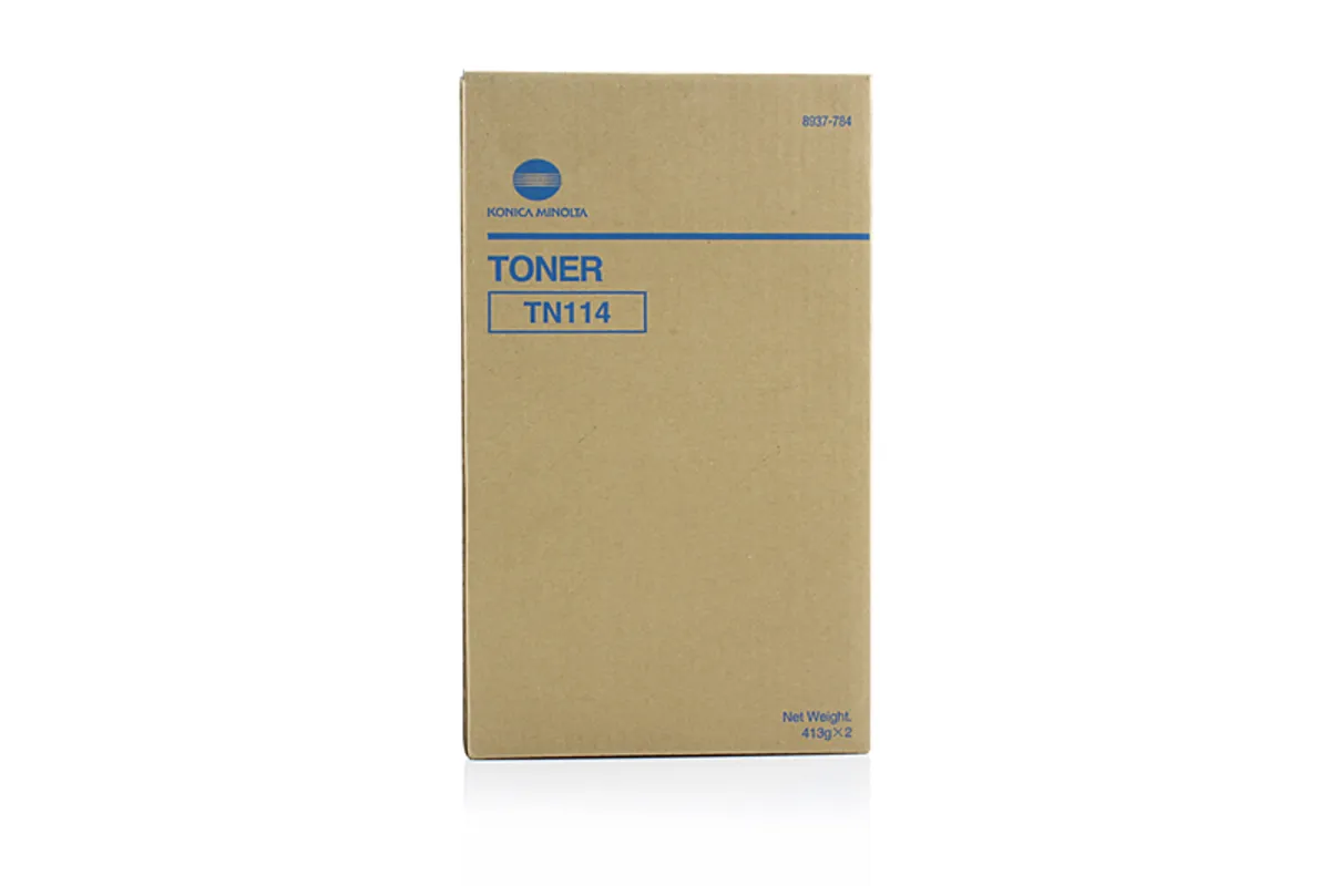 Konica Minolta TN-114 / 8937-784 / 106B8937-722 Toner Doppelpack schwarz (2 Stück)