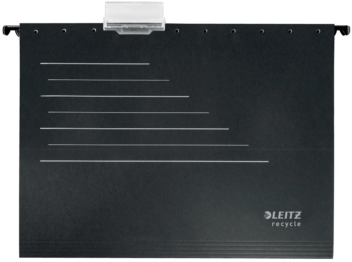 Leitz Alpha Recycle / 19210095 Hängemappe  schwarz (10 Stück)