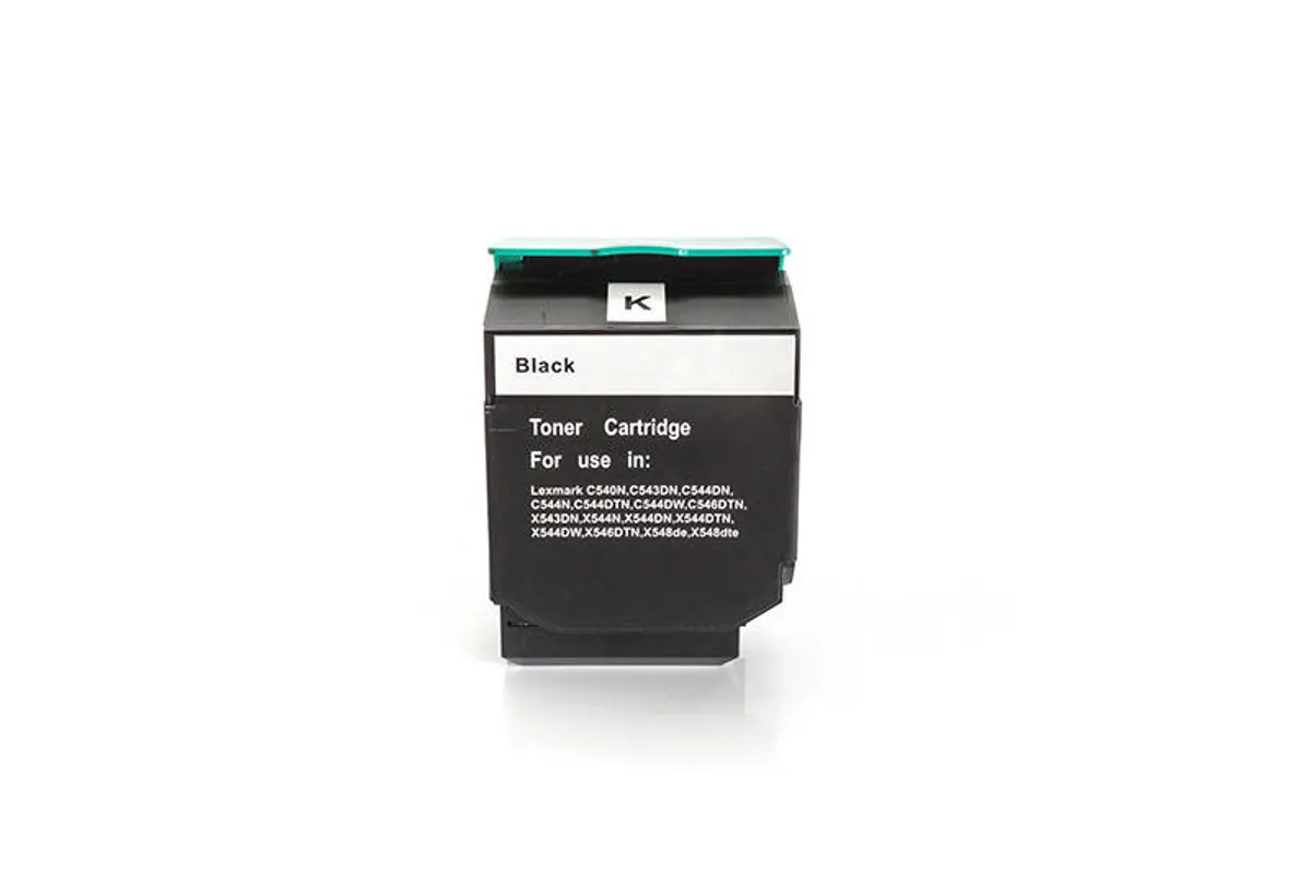 Toner kompatibel zu Lexmark C540 / C540H2KG schwarz