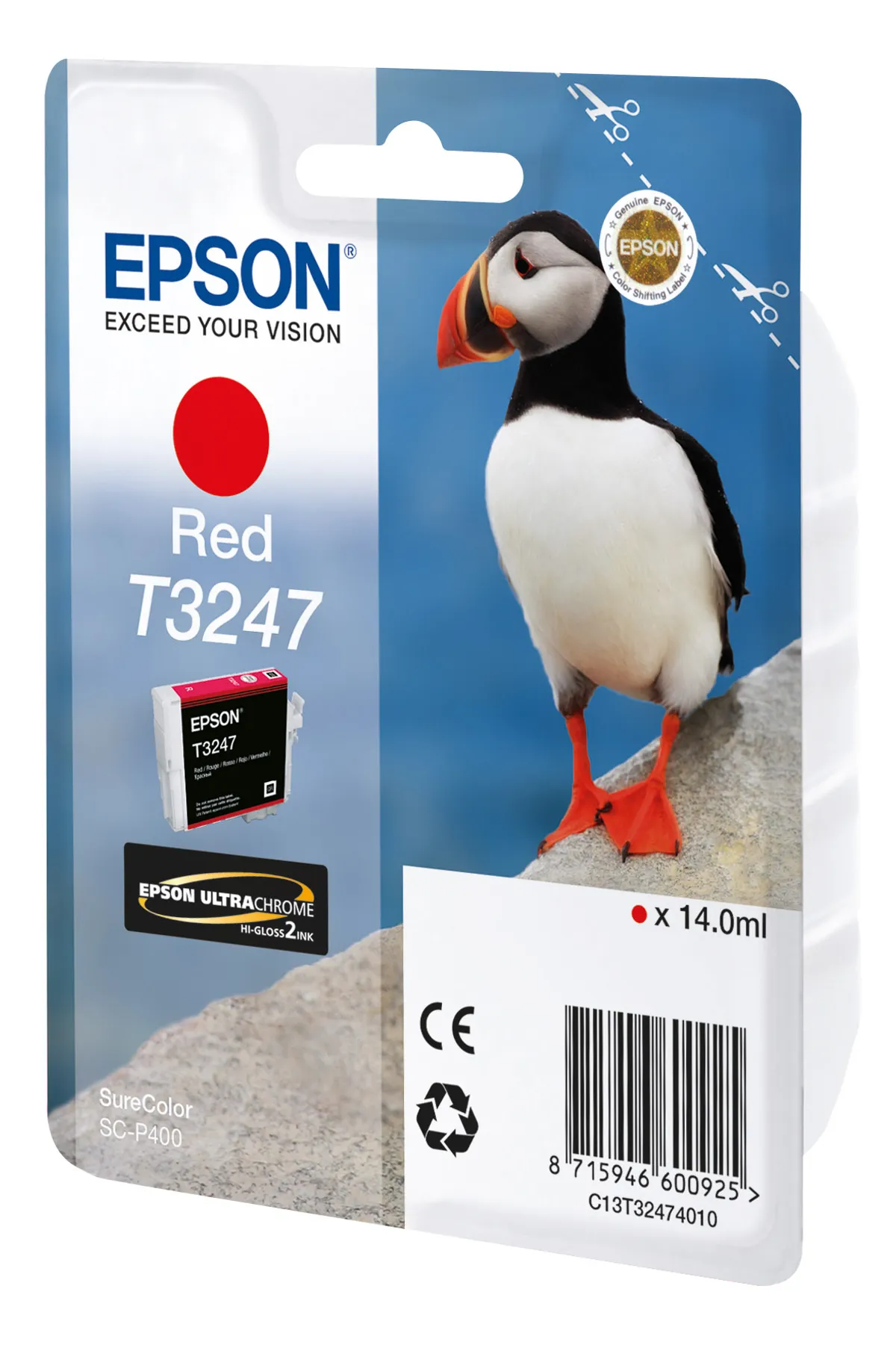 Epson T3247 / C13T32474010 Tinte rot