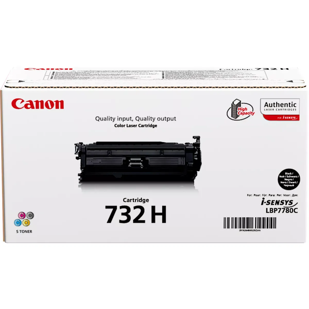 Canon 732H / 6264B002 Toner schwarz