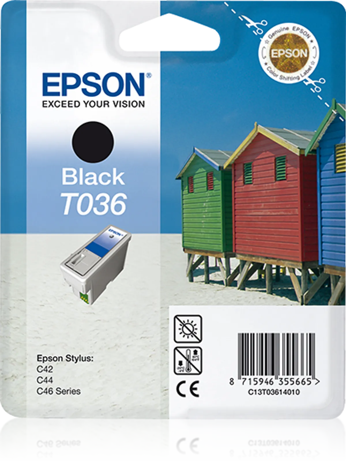 Epson T036 / C13T03614010 Tinte schwarz