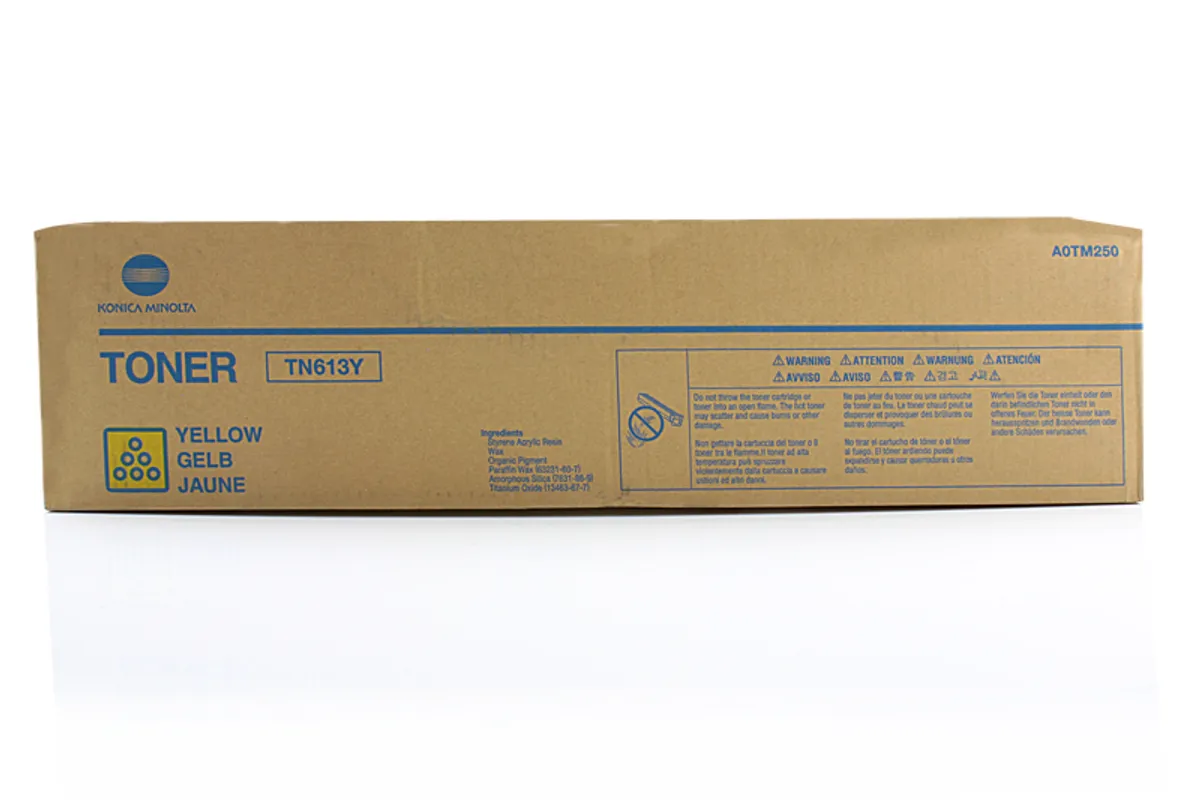 Konica Minolta TN-613 Y / A0TM250 Toner gelb