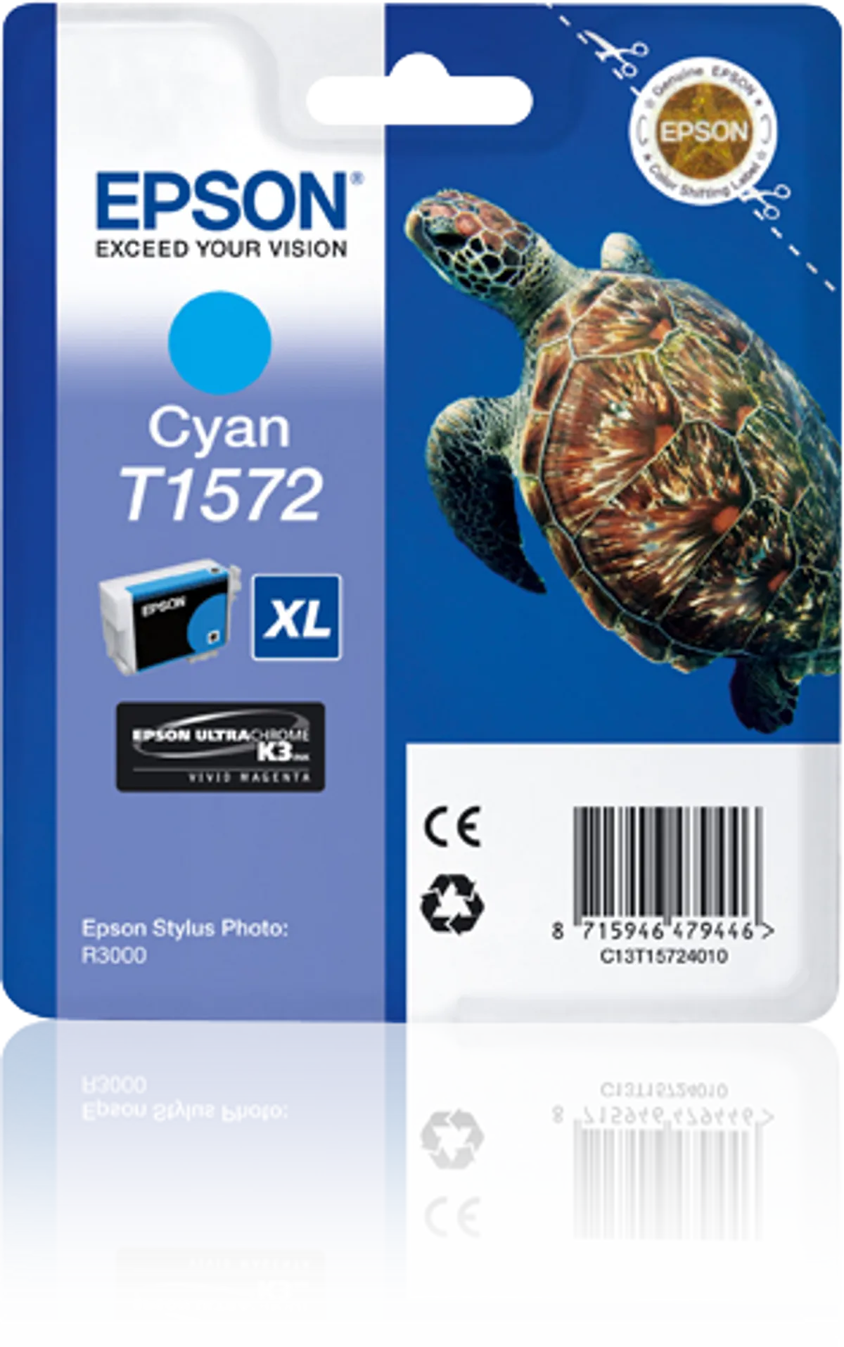 Epson T1572 / C13T15724010 Tinte cyan