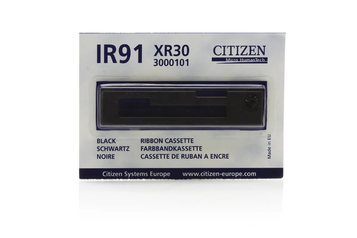 Citizen IR91B / IR-91B / 3000101 Farbband /Farbrolle schwarz