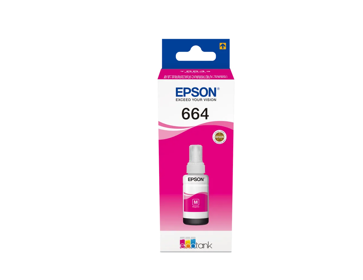 Epson T6643 / C13T664340 / C13T66434A Tintenflasche magenta