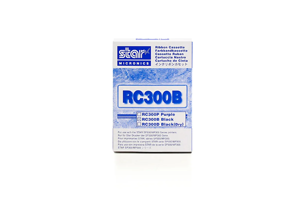 Star Micronics RC300B / RC-300B / 80981610 / 80981611 Farbband /Farbrolle schwarz