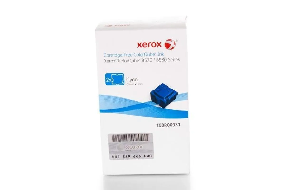 Xerox 108R00931 Festtinte Doppelpack cyan (2 Stück)