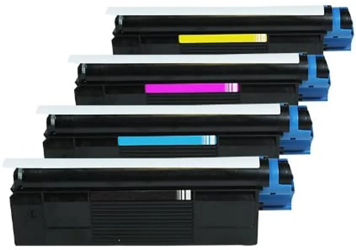 Toner Sparset kompatibel zu OKI C3200 / 42126662 - 42126665 schwarz, cyan, magenta, gelb  (4 Stück)