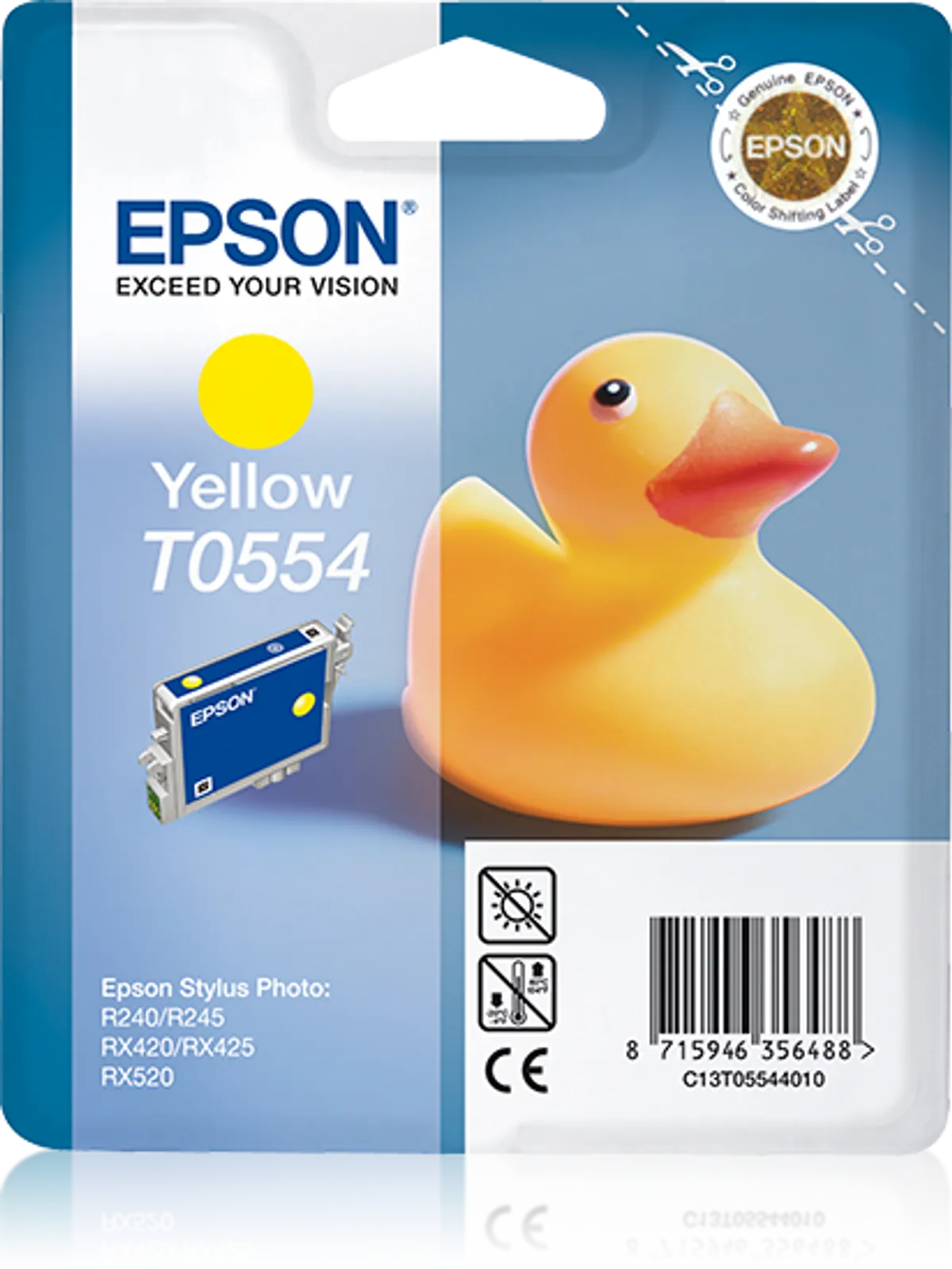 Epson T0554 / C13T05544010 / C13T05544020 Tinte gelb