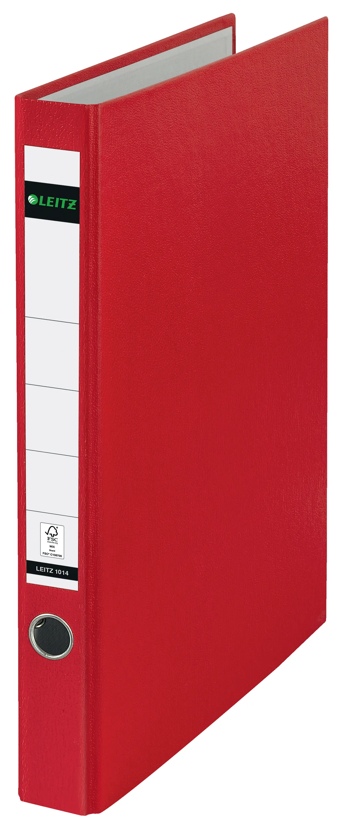 Leitz 10140025 Ringbuch rot (3,5cm breit, A4, 2 Ringe)