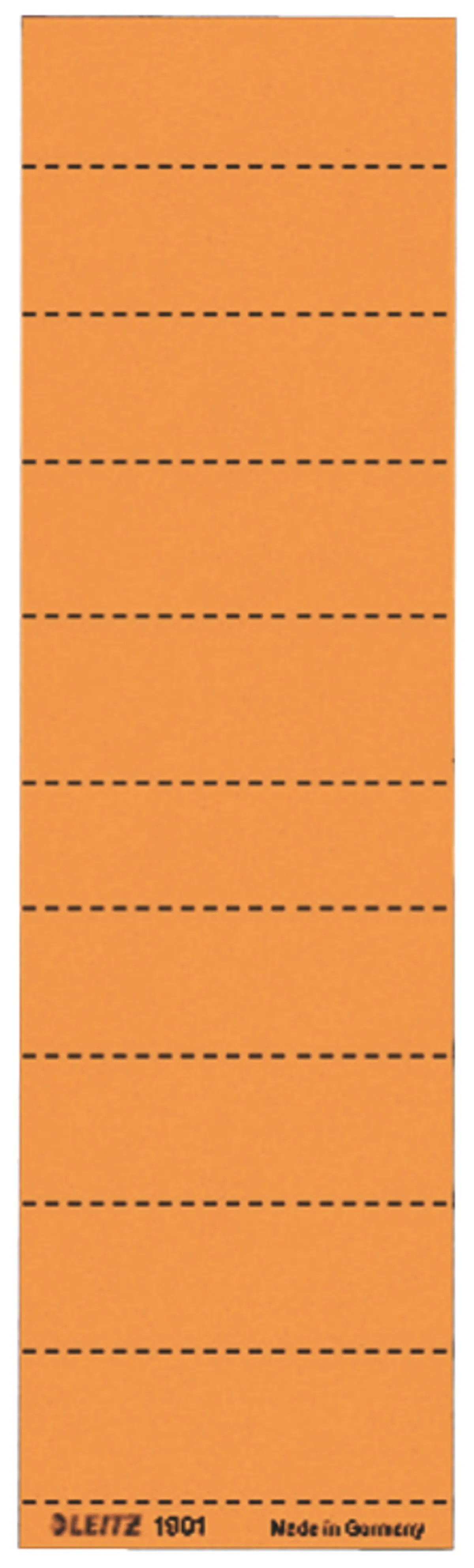 Leitz 19010045 Beschriftungsschilder  orange (100 Stück)