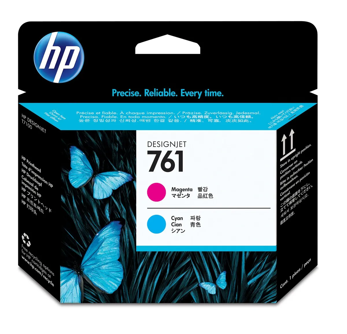 HP 761 / CH646A Druckkopf cyan, magenta