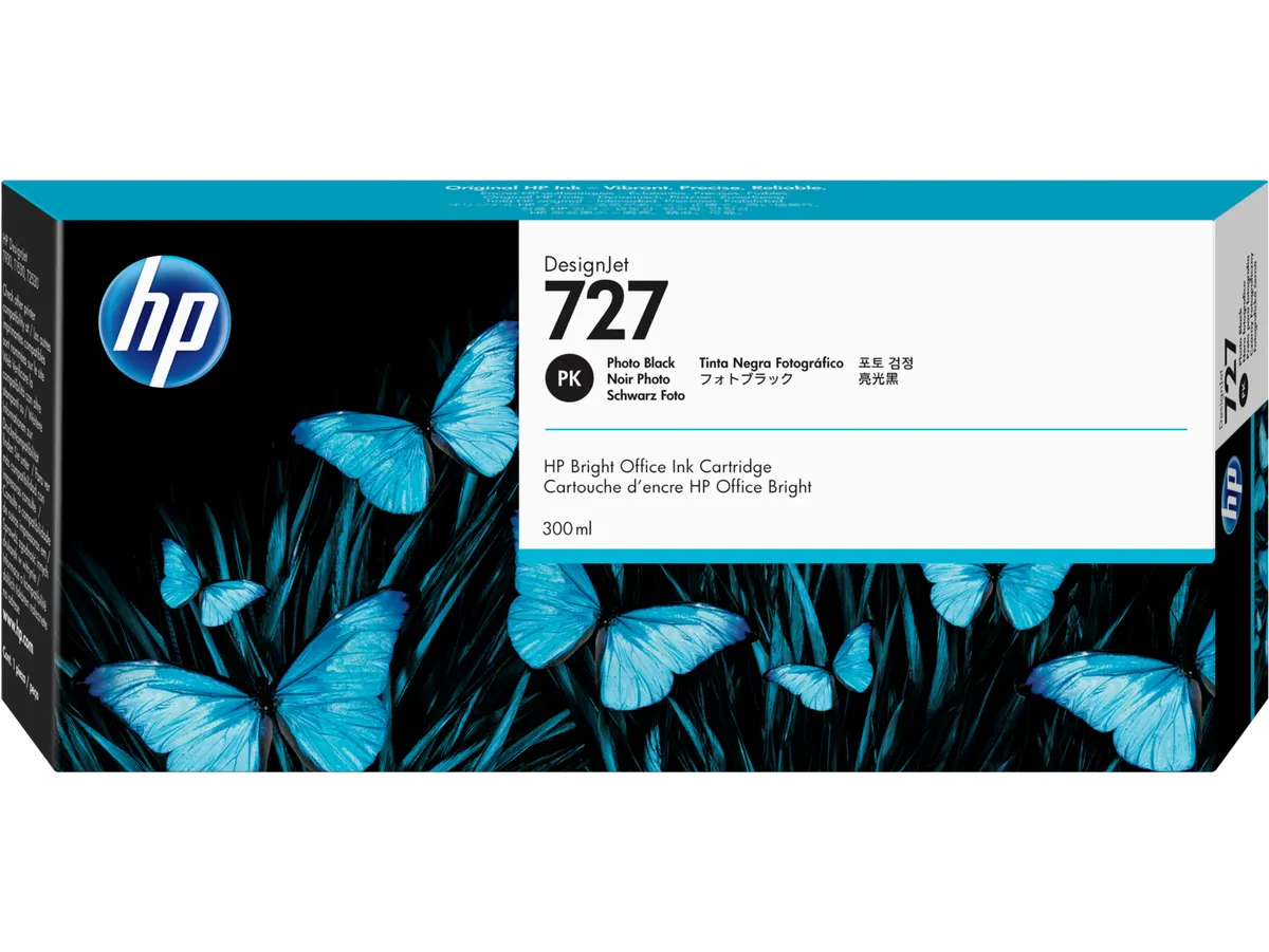 HP 727 / F9J79A Tinte photo schwarz
