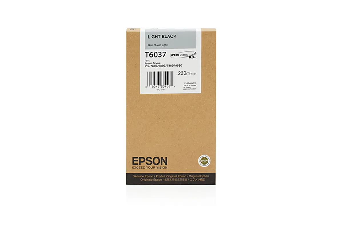 Epson T6037 / C13T603700 Tinte schwarz