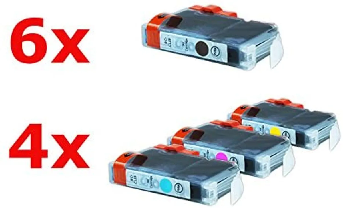 Tinten Sparset kompatibel zu Canon CLI-8 / 0620B001-0623B001 schwarz, cyan, magenta, gelb  (18 Stück)